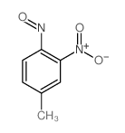 4-methyl-2-nitro-1-nitroso-benzene structure