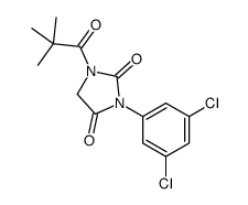 3-(3,5-dichlorophenyl)-1-(2,2-dimethylpropanoyl)imidazolidine-2,4-dione Structure