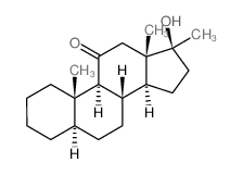 5a-Androstan-11-one, 17b-hydroxy-17-methyl- (7CI,8CI)结构式