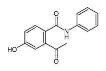 Benzanilide, 2-acetyl-4-hydroxy- (4CI) structure