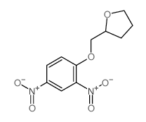 Furan, 2-(2,4-dinitrophenoxymethyl)tetrahydro-结构式