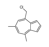 4-chloromethyl-6,8-dimethylazulene结构式