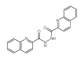 N-(quinoline-2-carbonyl)quinoline-2-carbohydrazide Structure