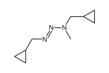 1,3-bis(cyclopropylcarbinyl)-3-methyltriazene Structure