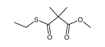 dimethyl thiolmalonate de methyle et de S-ethyle结构式