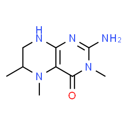 4(3H)-Pteridinone,2-amino-5,6,7,8-tetrahydro-3,5,6-trimethyl-(9CI) structure