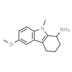 Carbazole, 1-amino-1,2,3,4-tetrahydro-6-methoxy-9-methyl- (8CI)结构式