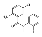 2-amino-5-chloro-N-(2-iodophenyl)-N-methylbenzamide Structure