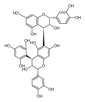 epicatechin-(4β[*]6)-epicatechin-(4β[*]2)-phloroglucinol Structure