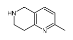 2-methyl-5,6,7,8-tetrahydro-1,6-naphthyridine结构式