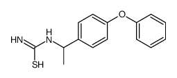 1-(4-phenoxyphenyl)ethylthiourea Structure