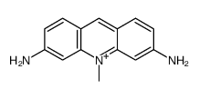 3,6-diamino-10-methylacridinium structure