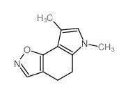 6,8-dimethyl-4,5-dihydropyrrolo[2,3-g][1,2]benzoxazole结构式