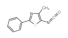 5-isocyanato-4-methyl-2-phenyl-1,3-thiazole Structure