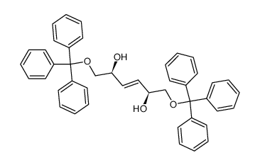 (2S,3E,5S)-1,6-bis(trityloxy)hex-3-ene-2,5-diol Structure