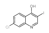 4-羟基-7-氯-3-碘喹啉结构式