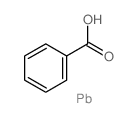 Benzoic acid, lead(2+)salt (2:1) structure