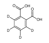 酞酸-3,4,5,6-d4结构式