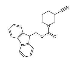 3-CYANO-1-N-FMOC-PIPERIDINE structure