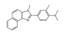 Dimethyl-[2-methyl-4-(3-methyl-3H-naphtho[1,2-d]imidazol-2-yl)-phenyl]-amine Structure