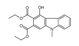 diethyl 4-hydroxy-9-methylcarbazole-2,3-dicarboxylate Structure