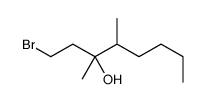 1-bromo-3,4-dimethyloctan-3-ol结构式