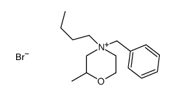 4-benzyl-4-butyl-2-methylmorpholin-4-ium,bromide Structure