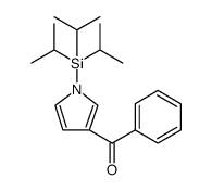 Methanone, phenyl[1-[tris(1-methylethyl)silyl]-1H-pyrrol-3-yl] Structure