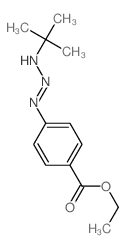 ethyl 4-(2-tert-butyliminohydrazinyl)benzoate结构式