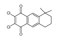 2,3-dichloro-8,8-dimethyl-6,7-dihydro-5H-anthracene-1,4-dione Structure