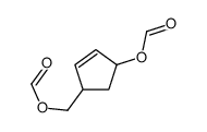 [4-(formyloxy)cyclopent-2-enyl]methyl formate结构式