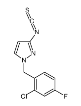 1-(2-CHLORO-4-FLUORO-BENZYL)-3-ISOTHIOCYANATO-1H-PYRAZOLE图片