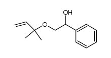 2-[(1,1-dimethylallyl)oxy]-1-phenylethanol Structure