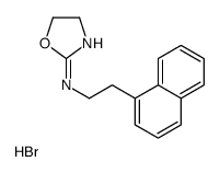 2-(2-(1-Naphthyl)ethylamino)-2-oxazoline hydrobromide Structure