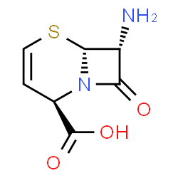 5-Thia-1-azabicyclo[4.2.0]oct-3-ene-2-carboxylicacid,7-amino-8-oxo-,[2R-(2alpha,6alpha,7beta)]-(9CI) Structure