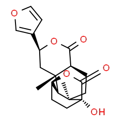 (1R)-1,4,4a,5,6,6aβ,9,10,10aα,10bβ-Decahydro-9α-(3-furanyl)-4α-hydroxy-4aβ,10a-dimethyl-1β,4β-ethano-3H,7H-benzo[1,2-c:3,4-c']dipyran-3,7-dione picture