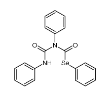 Se-phenyl N,N'-(diphenyl)selenoallophanate Structure