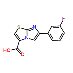 6-(3-Fluorophenyl)imidazo[2,1-b][1,3]thiazole-3-carboxylic acid picture