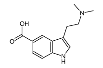 3-[2-(Dimethylamino)-ethyl]-5-indolecarboxylic acid Structure