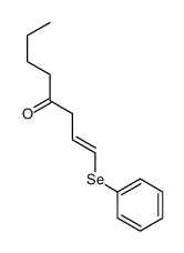 1-phenylselanyloct-1-en-4-one Structure