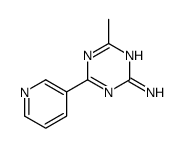 4-methyl-6-pyridin-3-yl-1,3,5-triazin-2-amine Structure