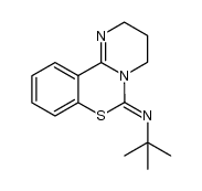 N-tert-butyl-3,4-dihydro-2H-pyrimido[1,2-c][1,3]benzothiazin-6-imine Structure