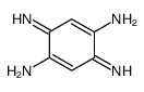 3,6-diiminocyclohexa-1,4-diene-1,4-diamine Structure