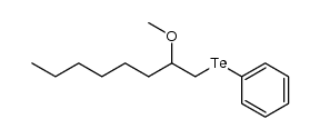 2-methoxyoctyl phenyl telluride结构式