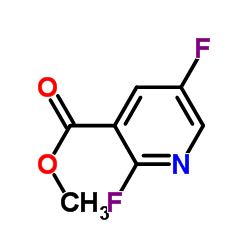 2,5-二氟烟酸甲酯结构式