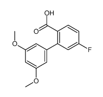 2-(3,5-dimethoxyphenyl)-4-fluorobenzoic acid Structure