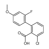 2-chloro-6-(2-fluoro-4-methoxyphenyl)benzoic acid结构式