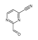 4-Pyrimidinecarbonitrile, 2-formyl- (9CI) Structure