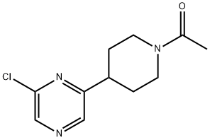 1-[4-(6-Chloro-pyrazin-2-yl)-piperidin-1-yl]-ethanone图片