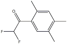 2,2-difluoro-1-(2,4,5-trimethylphenyl)ethanone Structure